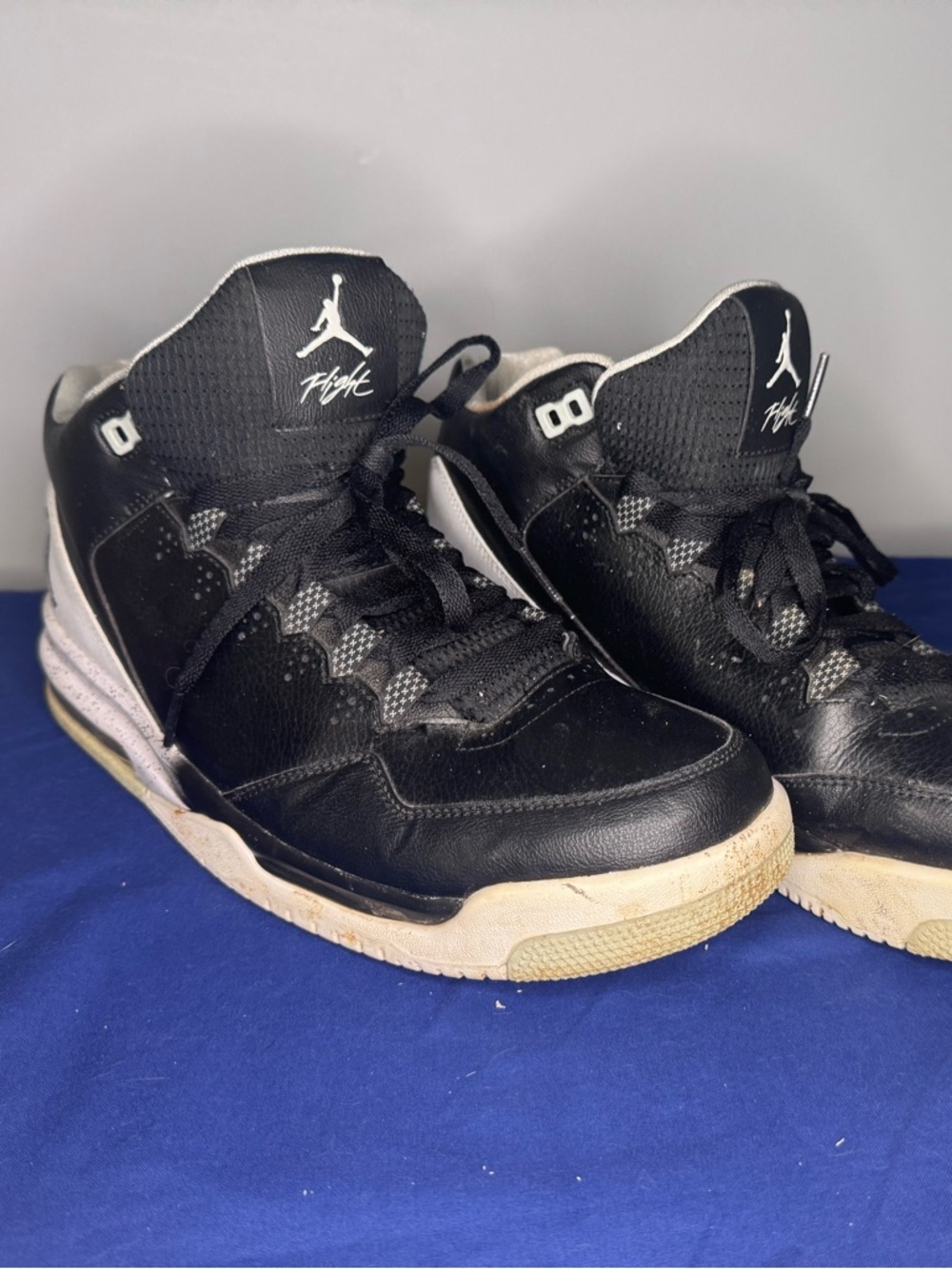 Nike Black and White Jordan Basketball Sneakers